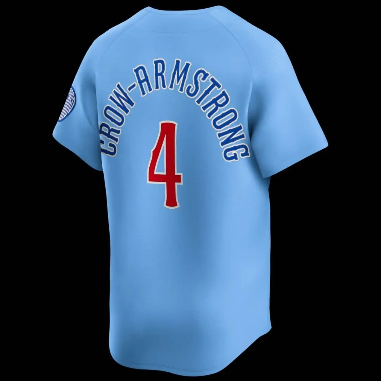 Unisex Baseball Chicago Jersey Crow-Armstrong 4 Alternate Player Jersey - Light Blue