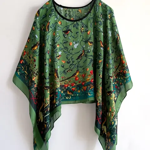 Women's Floral Print Scarf, Casual Fashionable Scarf, Soft Lightweight Shawl for All Seasons, Fashion Accessories for Women & Girls