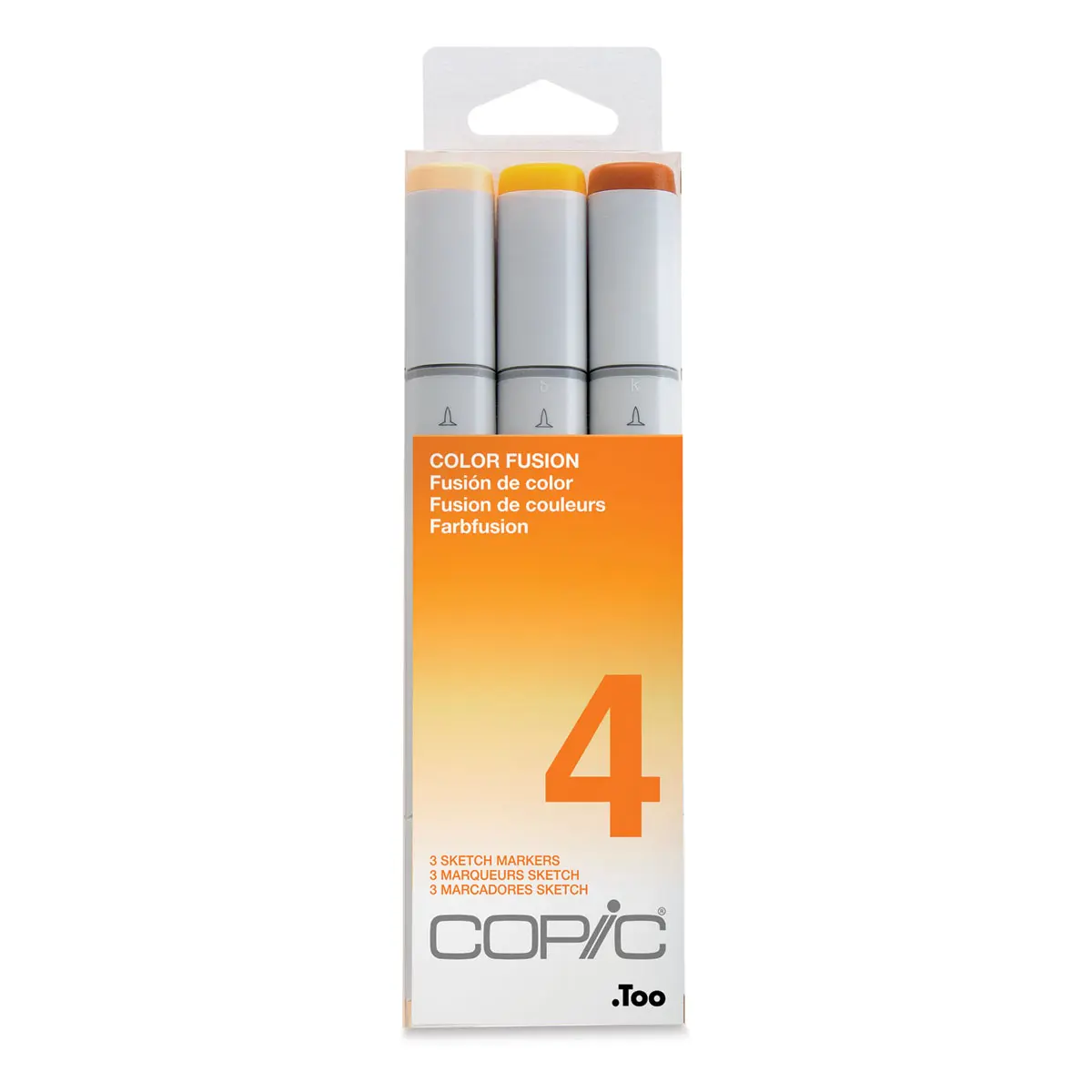 Copic - Sketch Marker Color Fusion - Set 4 Oranges, 3 pk