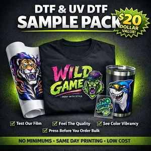DTF and UV DTF Sample Pack