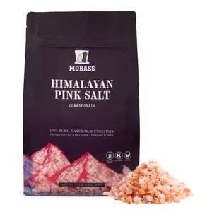 Mobass Himalayan Pink Salt - Flavor, Savory, Natural Flavor, Versatile Cooking Ingredient