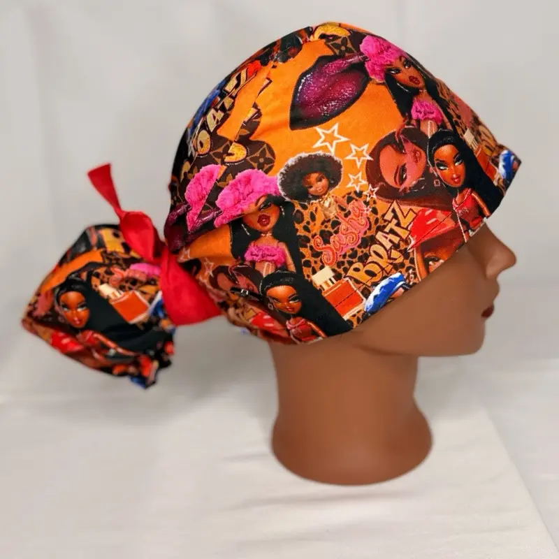 Golden Doll Satin-lined Scrub Cap Golden Doll Satin-lined Scrub Cap