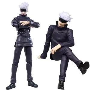 JJK Anime Figure GOJO SATORU Sitting Action Figure gojo toys Gojo figurine Ornament Collection Decoration Boy Gifts 18cm