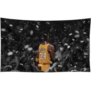Kobe Flag Tapestry Celebrity USA Flag Tapestry For Wall Hanging, College Dorm, Living Room, Bed Room, Home Decor summerwins
