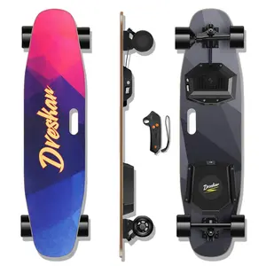 Winderseka FT003 Upgraded Electric Skateboard - 450W Brushless Motor, 4 Speed Modes, Lightweight & Sturdy, 22 mph Max Speed, 15.5 miles Range, Perfect Gift for Enthusiasts - Longboard
