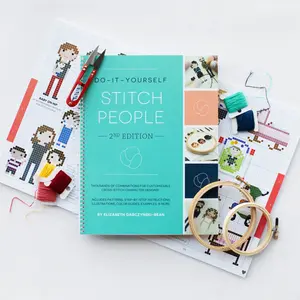 Do-It-Yourself Stitch People — Mix-and-Match Cross-Stitch Portrait Pattern Book