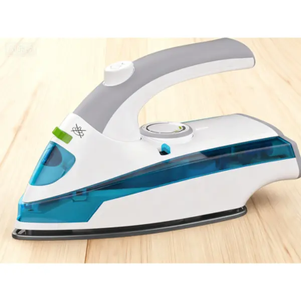 Compact Travel Steamer with Non-Stick Soleplate, Foldable Handle for Storage, 45-Second Quick Heat Technology, Portable Garment Care, Chemical-Free Steam, 6-Foot Detachable Power Cord