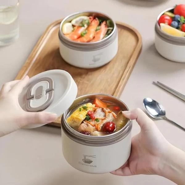 4-Layer Large Capacity Stainless Steel Lunch Set with Carrying Bag – Stackable Multi-Tier Meal Prep Containers, Heavy-Duty Food Box