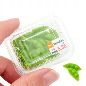 Miniature Vegetable Fruit Dollhouse Food Model, 1/6 & 1/12 Scale, Realistic Fresh Produce, Grocery Shopping, Kitchen Scene Decoration, Playhouse