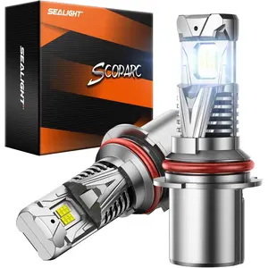2013 Nissan Frontier 9007/HB5 130W 6500K White IP68 LED Headlight Bulbs 2PCS SEALIGHT S7S