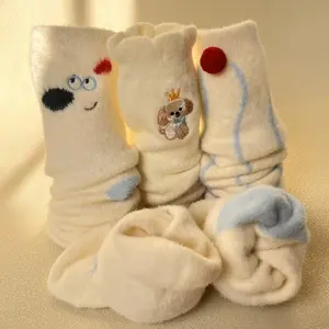 Thick Fuzzy Socks Winter Clearance,socks for winter,socks on,spring socks