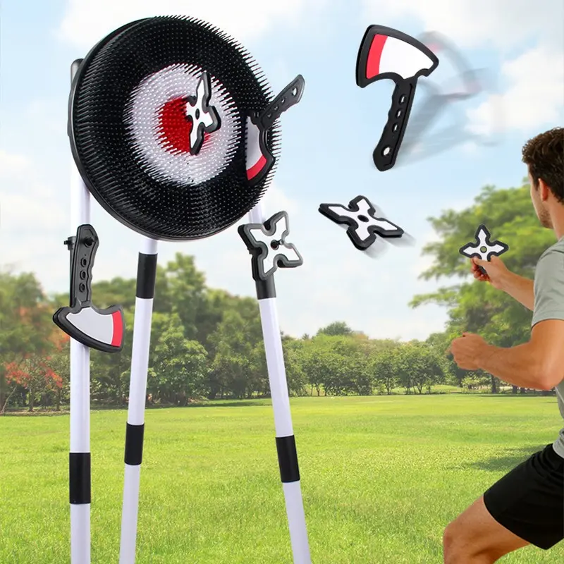 Throwing Target Set, Axe and Dart Game, Darts Sets, Darts Gear, Large Target Stand, Dartboard, Indoor Outdoor Leisure Sports, Suitable for Boys and Girls