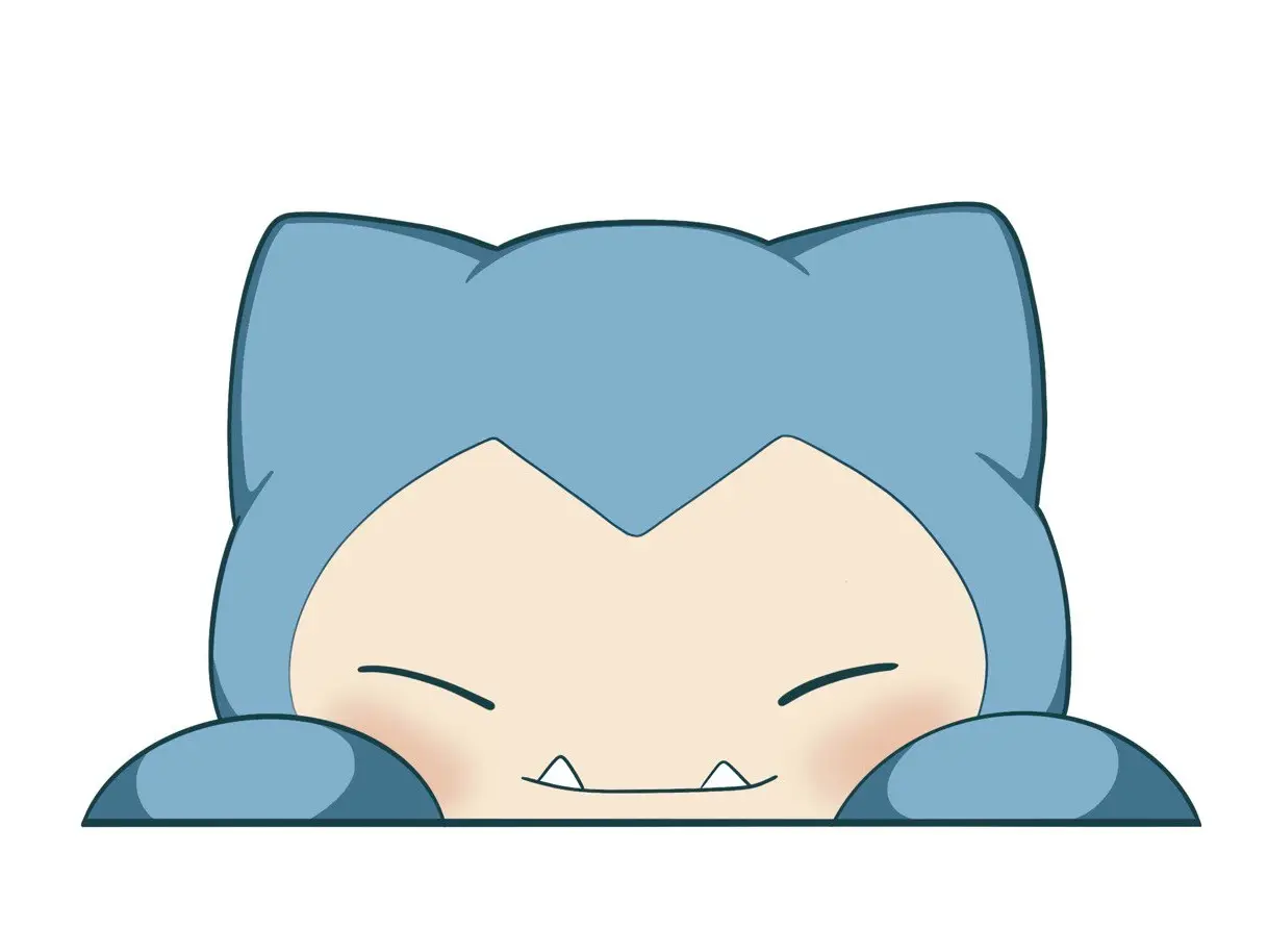 CraftingBNichols Snorlax Decal - Customize Your Space with a Permanent Vinyl Decal
