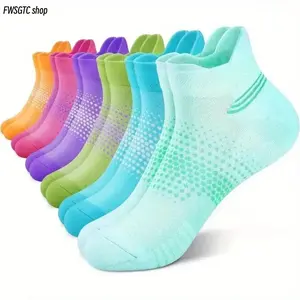 2026 Viral Trendy Womens Low Cut Compression Socks, 6Pcs Cushioned Arch Support Breathable Athletic Socks for Gym Training & Outdoor Sports