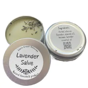 Cabin Creek Naturals Lavender Salve Eczema Relief - Herbal Infusion with Lavender Almond Oil Beeswax & Essential Oil Natural Household Product