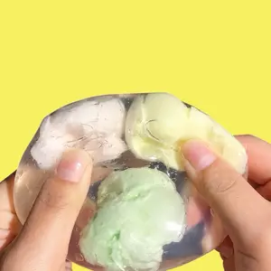 Crispy Wax Pop Squishy, Satisfying DIY Clay Cracking & Clear Slime Reveal, Relaxing Sensory Fidget Toy Popping Compilation