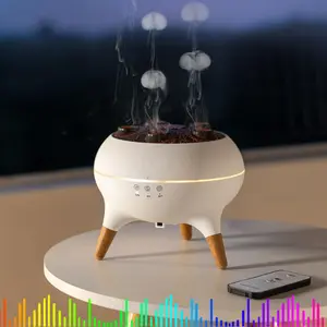 250ML Essential Oil Diffuser, Dynamic Jellyfish Humidifier with LED Light, Remote Control Humidifier, Living Room Decorations, Bedroom Office Humidifier
