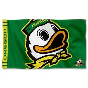 Oregon Ducks Oregon Bold Mascot Team Logo Flag   Banner 60X40