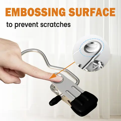 16-Count Stainless Steel Boot Hangers for Closet - Premium Anti-Rust Multifunctional Organiser with Strong Grip Waterproof Laundry Hooks Clips, Hanging Solution for Home Bathroom Kitchen Accessories
