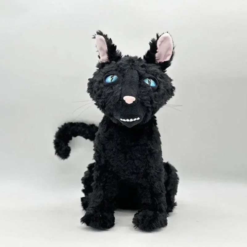 30cm Cartoon Coraline Y La Puerta Secreta Animal Black Cat Soft Plush Doll Collection Home Decor Toy Children Birthday Gift