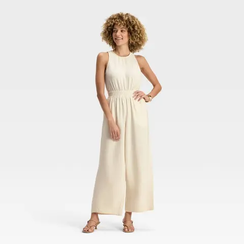 Women's Modern Gauze Jumpsuit - A New Day