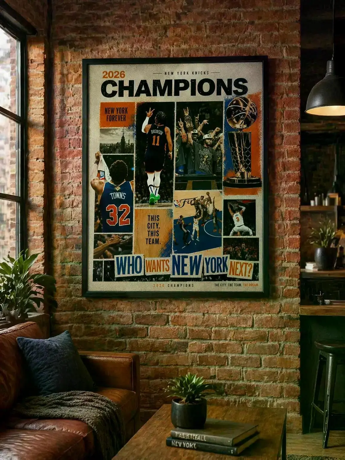 [NO FRAME] NY Historical Moment Posters, Baseketball Poster, Funny Poster, Wall Art Poster, Famous Wall Art Poster, Home Decor Wall Art, Best Gift, MADE IN USA