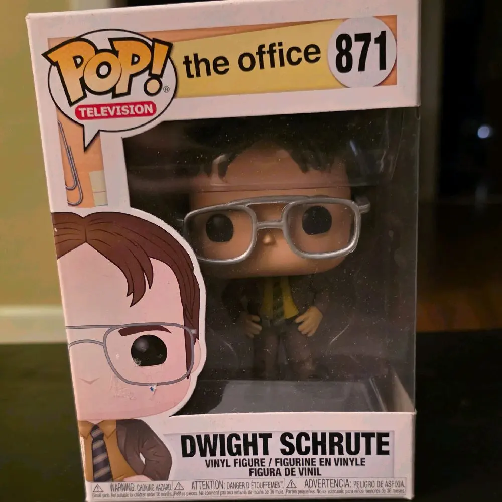 Funko Pop! The Office Dwight Schrute Vinyl Collectible Figure #871, TV Show Fan Targeted Collectible Toy, Collectibles