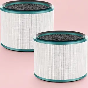 Replacement Air Purifier Filters 2 Pack - Compatible with Dyson HP01 HP02 DP01 - HEPA Filter for Desk Purifiers - Reusable Washable - Fits Pure Hot Cool Link Air Purifier