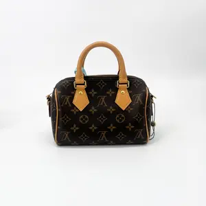Pre-owned Louis Vuitton Monogram Shoulder Bags LV Speedy Bandouliere 20 Black