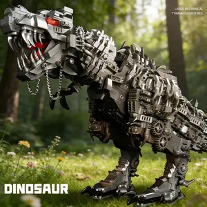 1776pcs Large Mechanical Tyrannosaurus Rex Building Model, High Difficulty Fun Assembly Dinosaur Blocks, Building Block Sets, Adult Boy Enthusiasts Model Display, Kids Gift