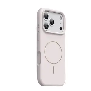 Luxury Magnetic Liquid Silicone Phone Case, Protective Smartphone Cover, Skin-Friendly Full Protection, Compatible with Apple iPhone 17/16/15/14/13/12 Pro Max Plus Accessories