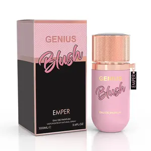 Emper Genius Blush Eau de Parfum 100ml - Elegant Perfume Mist with Bergamot & Peony Notes for Women