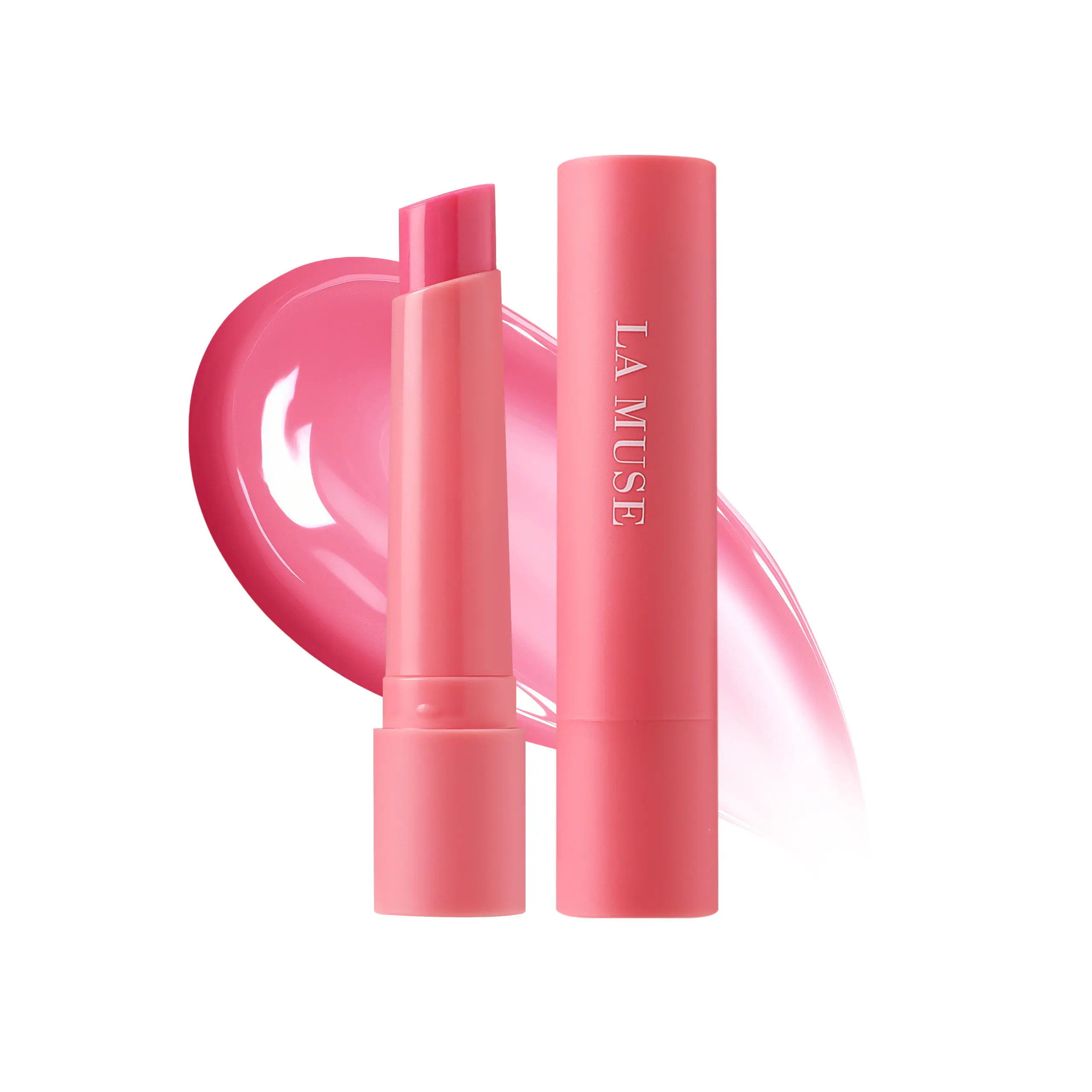 LA MUSE Delicious Plumping 0.08 oz. | High Mosture Lip Plumper | Hydrating & Glossy Lip Balm | Volumizing Lip Balm | Lip Color Balm | Korean Beauty (Sparkling Pink)