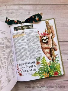 Be Slow Bible Journaling New Testament Page Kit