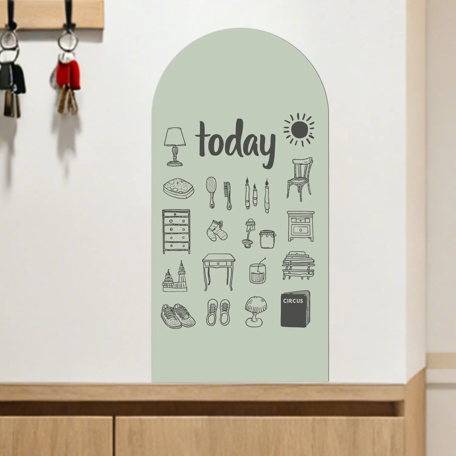 Self-Adhesive Magnetic Whiteboard Sticker, Removable No Residue Erasable Wall Decal, Reusable Writing Board, Dry Erase Boards, Magnetic Message Board for Office Home Classroom