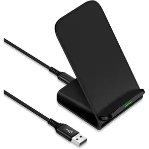 Fast Samsung Wireless Charging Station, 15W Phone Wireless Charger Holder Stand Dock for Samsung Galaxy S24 S23 Ultra FE S22 S21 S20 Z Fold 5 Z Flip 5 4,Motorola Edge Razr 2023 G Power 2024, iPhone 15