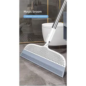 Extra Long 49 Magic Broom with Silicone Scraper