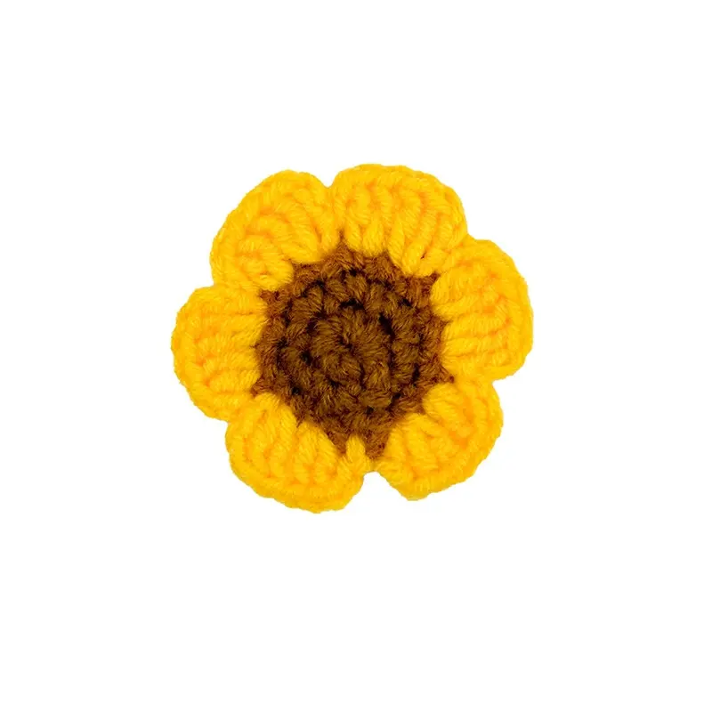 3-circled rounded-corner sunflower head