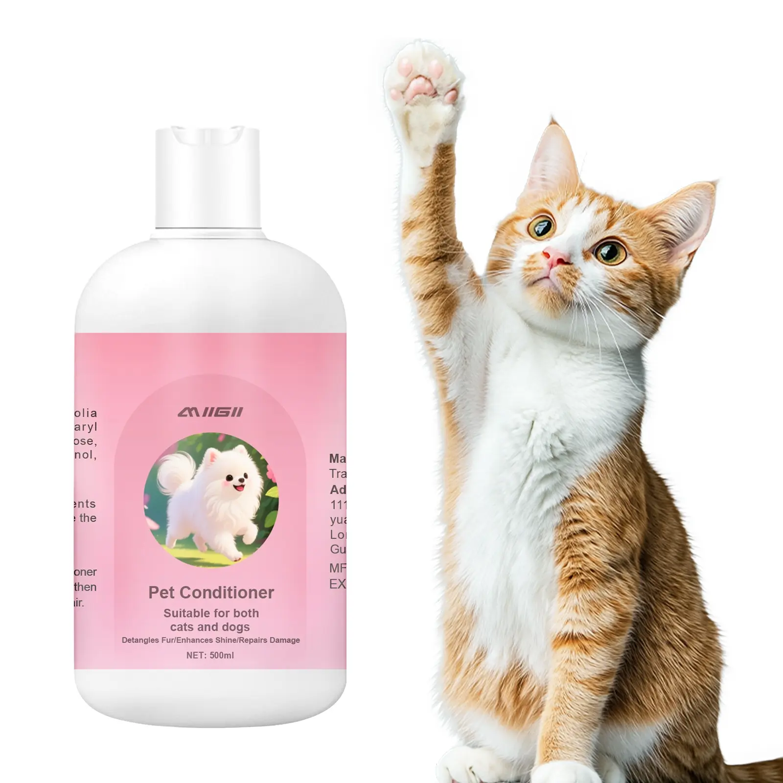 Advanced Pet Care Conditioner 16.91oz, Universal Cleansing, Hydrating with Fragrance, Suitable for Cats & Dogs, Mild Formula for Soft Fluffy Coat, Ideal for All Life Stages