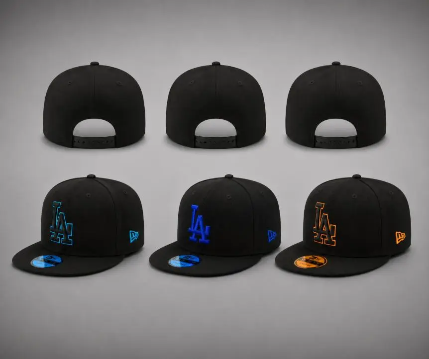 New Era NY Yankees LA Dodgers Premium Streetwear Cap – 59FIFTY Adjustable Snapback Baseball Hat with Anniversary Patch, Classic MLB Fashion, Collectible Sports Accessory USA 2026