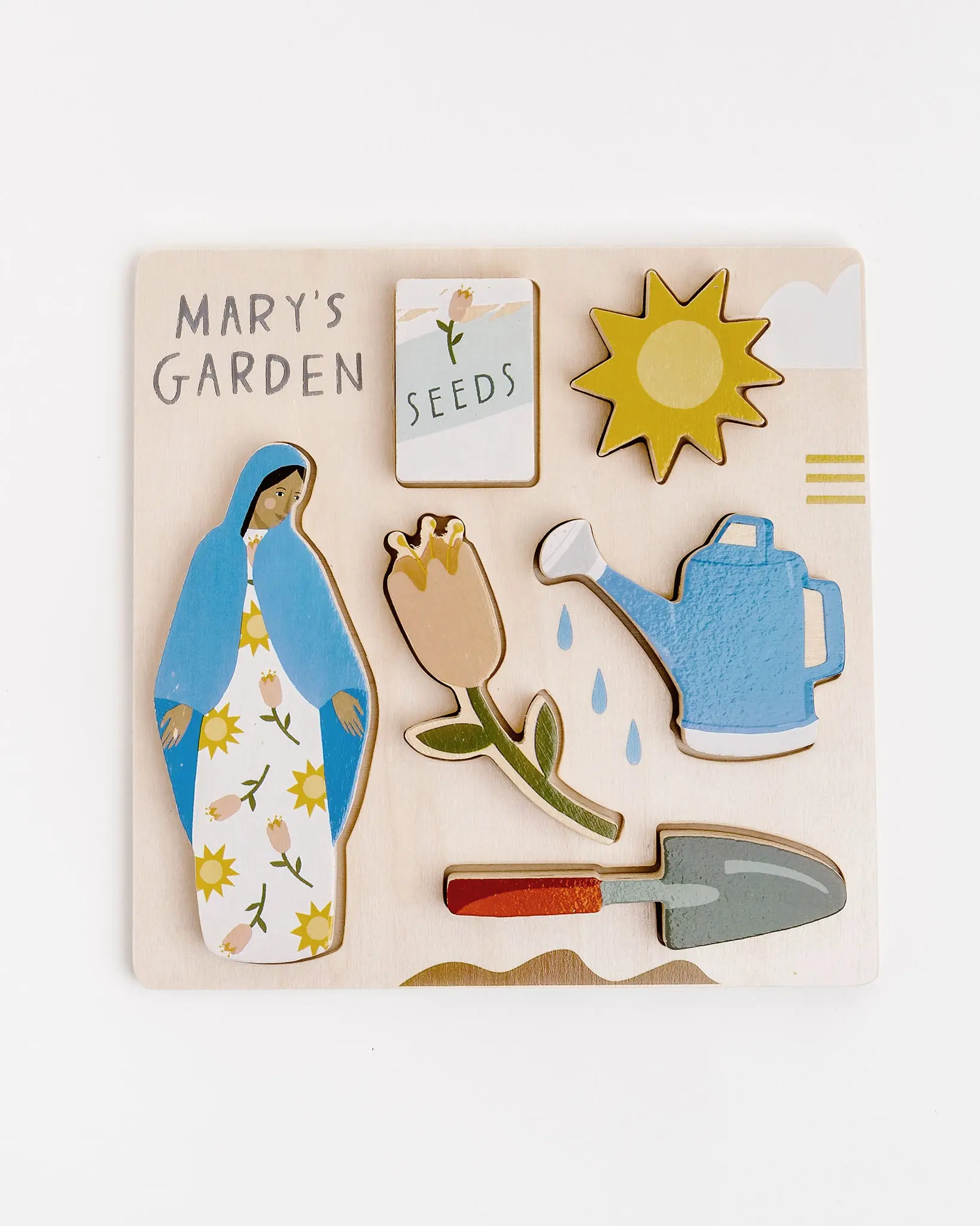 Mary's Garden Wooden Puzzle Mary's Garden Wooden Puzzle