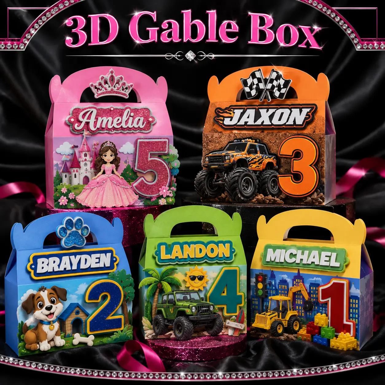 3D gable box