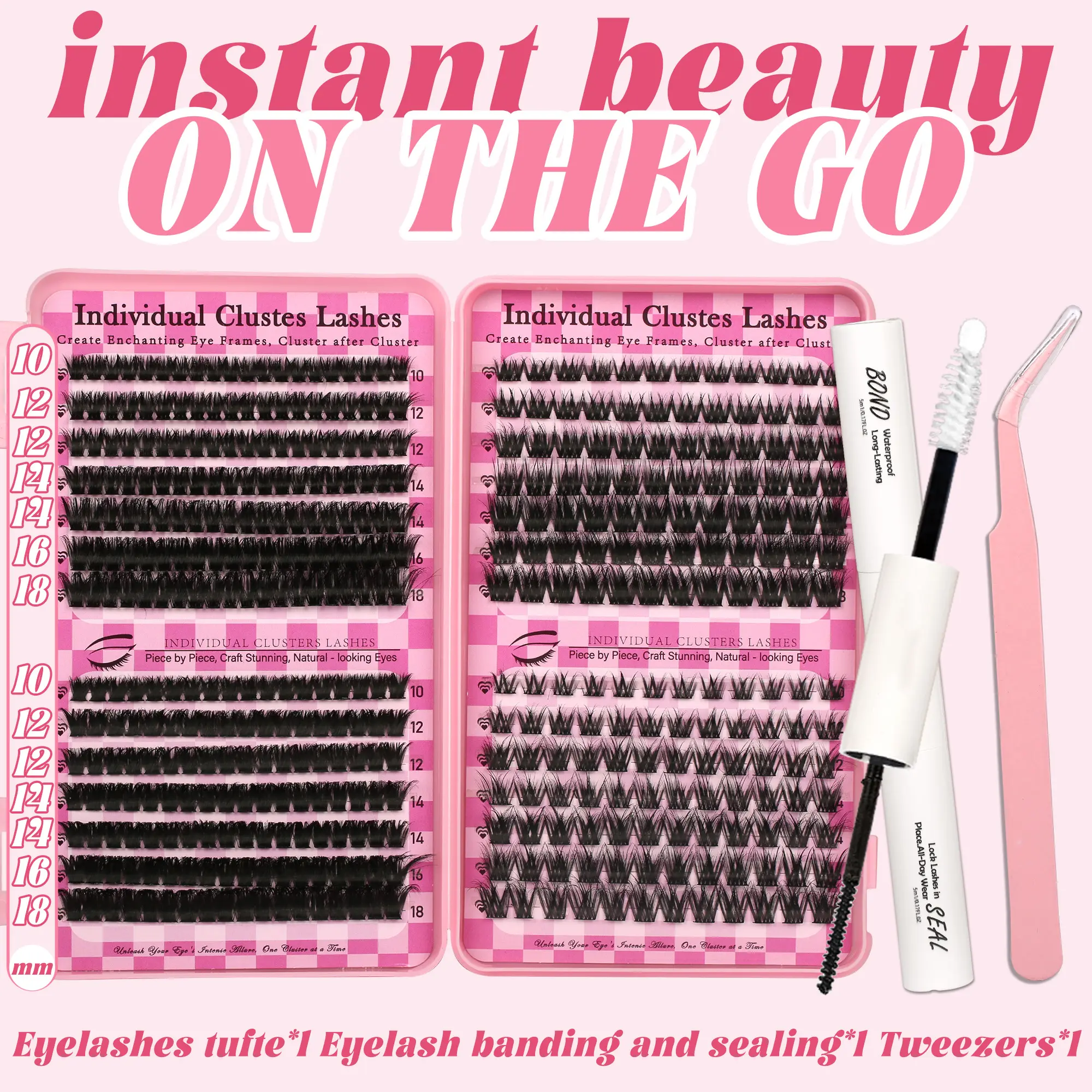 Lash Clusters Book Extensions Kit lash clusters kit Eyelash Extension Kit Eye Lashes, fairy lash clusters Extension Kit Lashes Clusters KitWispy Manga Lashes, Individual Lashes Eyelash Extension Lashes Halloween Makeup