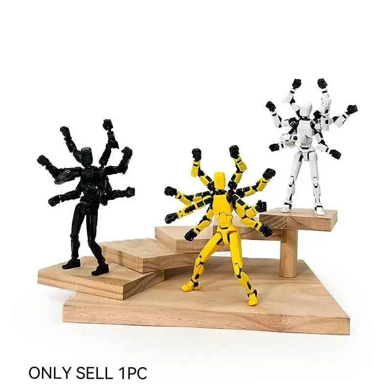 Completed 3D Printed T13 Anime Action Figure, Articulated Figures, Movable Figurines, Multi-Jointed Poseable Doll, Anime Collectibles, Desktop Decoration, Ideal Gift for Game Lovers, Halloween, Christmas