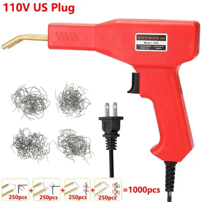 Portable Car Bumper Repair Machine, Plastic Bumper Repair Welding Tool with Welding Nails, Universal Handheld Welding Machine for Cars, Car Body Repai