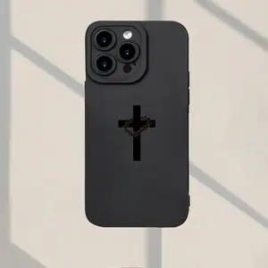Creative Cross Garlands Pattern Is a Popular Choice for a Classic And Fun TPU Camera Shockproof Protective Phone Case, Compatible with Iphone Models 7 Through 17, Including Pro, Plus, Max, XR, SE, And Mini, Perfect for Both Boys And Girls.