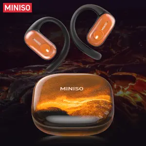 MINISO MS185 OWS Open Ear Wireless Bluetooth Earbuds Quicksand Luminous Headphones HIFI Sound Quality Sports Headphones IPX5 Waterproof With microphone