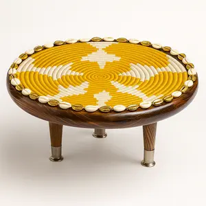 Handcrafted Ethiopian Rekepot – Golden Cross Pattern