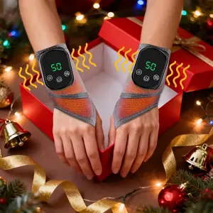 Wireless Hand Relief Device, Rechargeable Portable Heating Pad, Smart Massage for Office Workers, Seniors, Esports Players