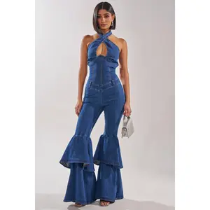 RODEO REBEL DENIM JUMPSUIT